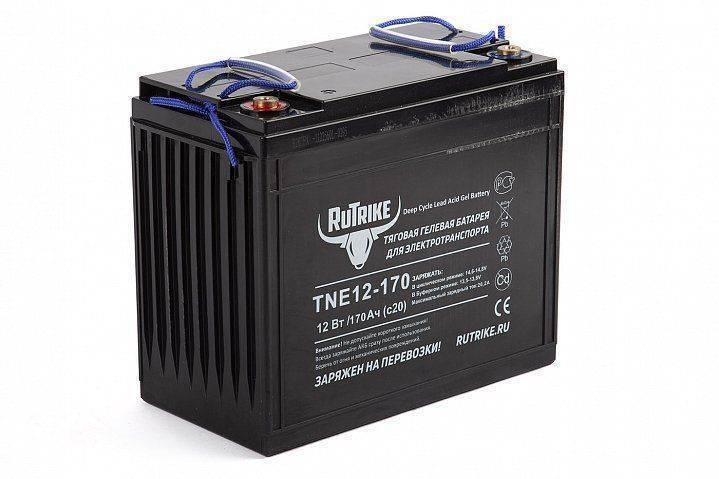 Тяговый гелевый аккумулятор RuTrike TNE 12-170 (12V135A/H C3)