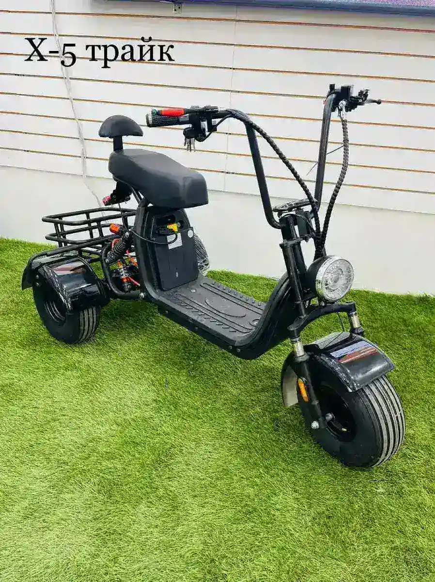 Электроскутер GT Citycoco X5 Trike