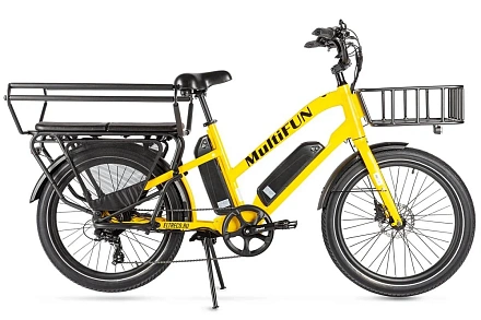 Электровелосипед Eltreco MultiFun с корзиной