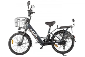 Электровелосипед Green City e-ALFA new с корзиной