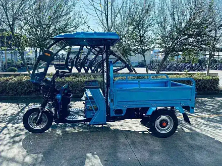 Электротрицикл грузовой Green Camel Тендер 2 B1500 (60V 1000W) крыша, понижающая