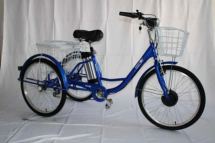 Электровелосипед Green Camel Трайк-24 V2 (R24 250W 48V12Ah) 7 скор