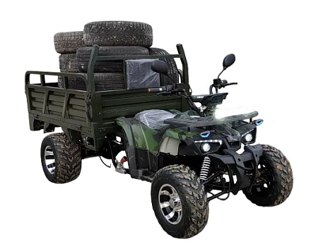 Квадроцикл грузовой Green Camel Сахара A015 (72V32Ah 1500W R10alum) пониженная