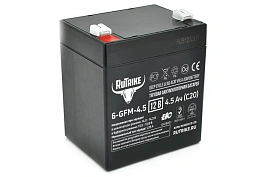 Тяговый аккумулятор RuTrike 6-GFM-4,5 (12V4,5A/H C20), фото №1