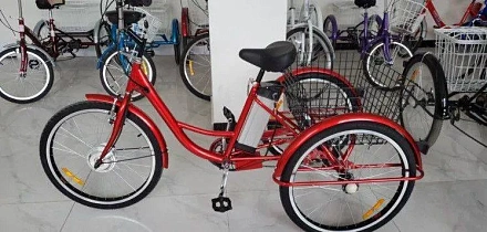 Электровелосипед Green Camel Трайк-24 V2 (R24 250W 48V12Ah) 7 скор
