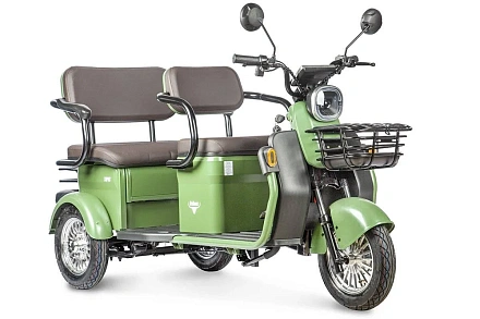 Электротрицикл Rutrike Топик пассажирский с корзиной