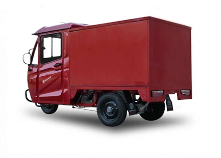 Электротрицикл грузовой Green Camel Тендер 4-Box (60V 1200W) закрытые кабина и кузов