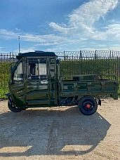 Электротрицикл грузовой Green Camel Тендер D1500 (60V 1000W) кабина, понижающая, фото №5