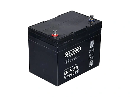 Тяговый аккумулятор Gelbert 6-F-33 (12V33A/H C20)