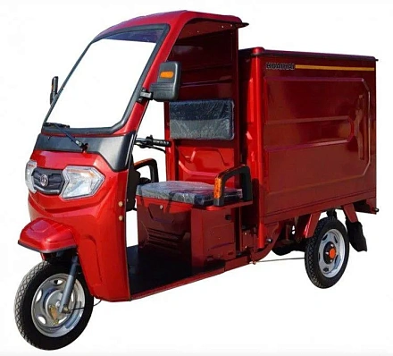 Электротрицикл грузовой Green Camel Тендер 3 (1500W 40км/ч) закрытый кузов, понижающая