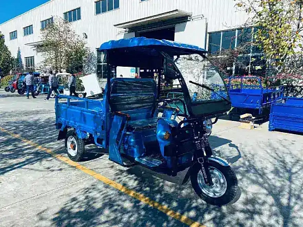 Электротрицикл грузовой Green Camel Тендер 2 B1500 (60V 1000W) крыша, понижающая