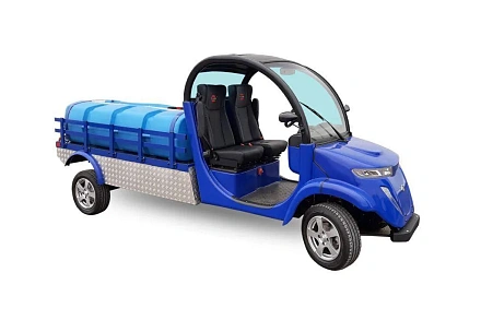 Электромобиль грузовой с ёмкостью для воды Elecargo 5E-TIGARBO K1 Синий