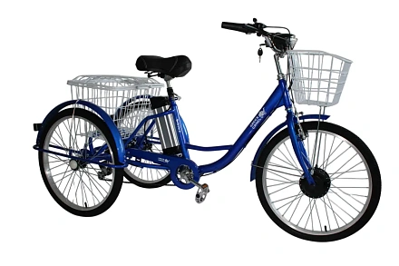 Электровелосипед Green Camel Трайк-24 V3 (R24 350W 48V12Ah) 7 скор
