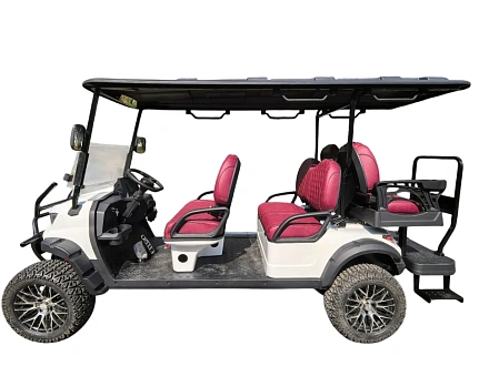 Электромобиль Гольфкар Green Camel Сонора A42L (4+2, 4kW AC, R14 литые) LUX lifted