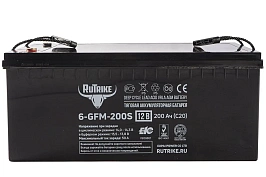 Тяговый гелевый аккумулятор RuTrike 6-GFM-200 (12V200A/H C20), фото №3