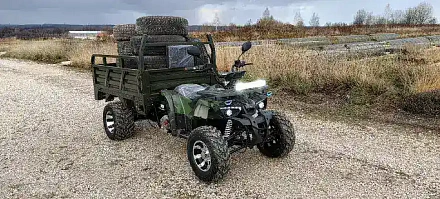 Квадроцикл грузовой Green Camel Сахара A015 (72V32Ah 1500W R10alum) пониженная