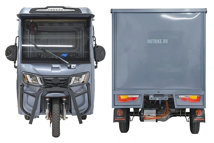 Грузовой электротрицикл Rutrike КАРГО Кабина  Дуал NEXT 60 V 2000 W
