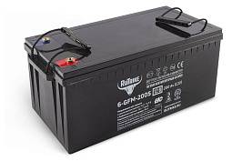 Тяговый гелевый аккумулятор RuTrike 6-GFM-200 (12V200A/H C20), фото №0