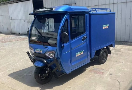 Электротрицикл грузовой Green Camel Тендер E1500 (60V 1200W) кабина, BOX, понижающая