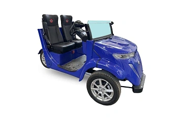 Гольфкар трицикл  Elecar 5E-TIGARBO 2 Tricycle Cabrio Синий