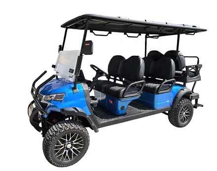 Электромобиль Гольфкар Green Camel Сонора A42L (4+2, 4kW AC, R14 литые) LUX lifted