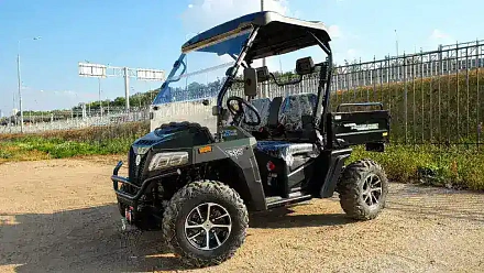 Электромобиль Гольфкар Green Camel UTV Сахара A10K 4x4 (10kW 140Ah R12) LUX