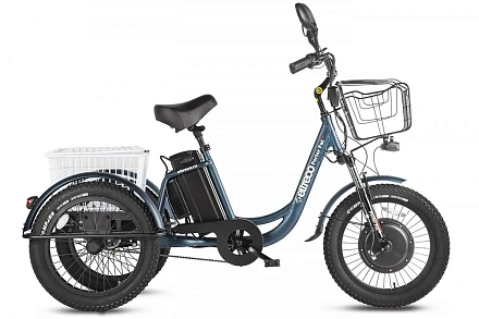Электротрицикл Eltreco Porter Fat 500 UP! с корзиной