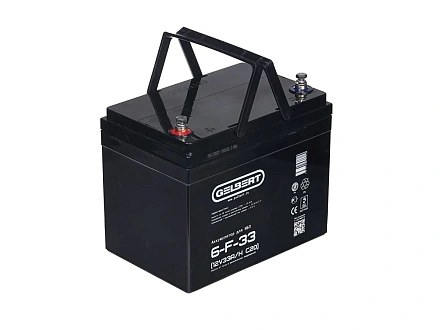 Тяговый аккумулятор Gelbert 6-F-33 (12V33A/H C20)