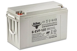 Тяговый гелевый аккумулятор RuTrike 6-EVF-120 (12V120A/H C3), фото №1