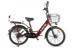 Электровелосипед Green City e-ALFA new с корзиной