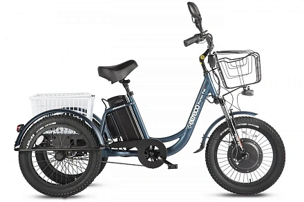 Электротрицикл Eltreco Porter Fat 500 UP! с корзиной