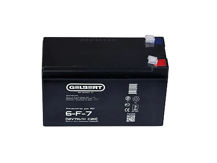 Тяговый аккумулятор Gelbert 6-F-7 (12V7A/H C20)