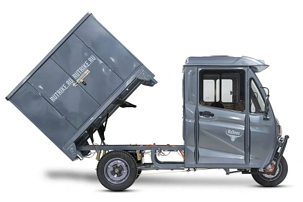 Грузовой электротрицикл Rutrike КАРГО Кабина  Дуал NEXT 60 V 2000 W