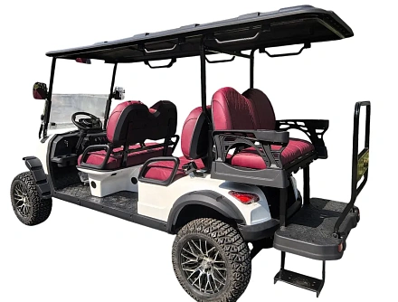 Электромобиль Гольфкар Green Camel Сонора A42L (4+2, 4kW AC, R14 литые) LUX lifted