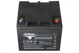 Тяговый гелевый аккумулятор RuTrike 6-GFM-40 (12V43A/H C20), фото №2
