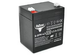Тяговый аккумулятор RuTrike 6-GFM-4,5 (12V4,5A/H C20), фото №0