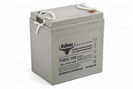 Тяговый гелевый аккумулятор RuTrike TNE6-190 (6V210A/H C3), фото №1