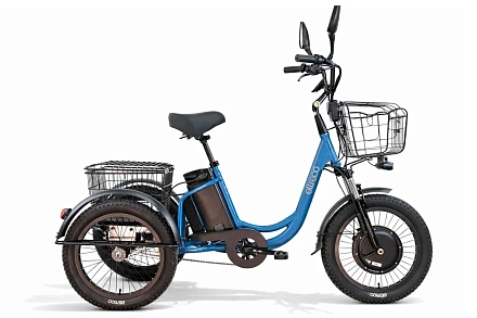 Электротрицикл Eltreco Porter Fat 700 с корзиной