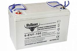 Тяговый гелевый аккумулятор RuTrike 6-EVF-100 (12V100A/H C3)