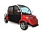 Гольфкар Elecar 5E-TIGARBO 4+2 Красный (мягкие двери) - превью