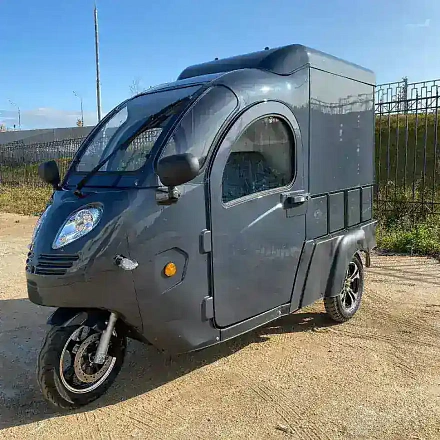 Квадрицикл грузовой Green Camel Тендер E1200 (72V 2500W) кабина, BOX, понижающая