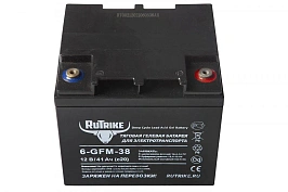 Тяговый гелевый аккумулятор RuTrike 6-GFM-38 (12V41A/H C20), фото №2