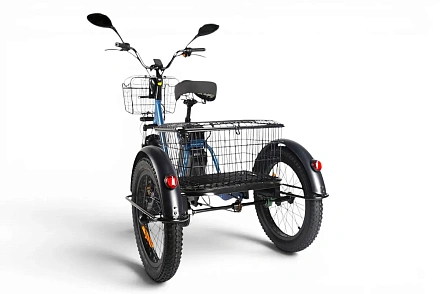 Электротрицикл Eltreco Porter Fat 700 с корзиной
