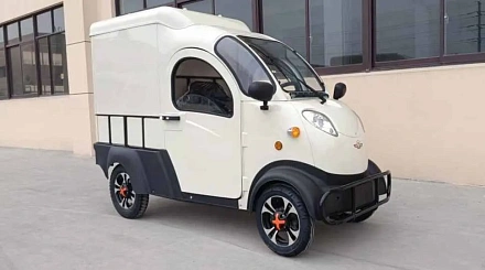 Квадрицикл грузовой Green Camel Тендер X1200 Квадро (72V 2500W) кабина, BOX, понижающая