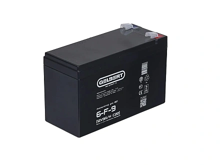 Тяговый аккумулятор Gelbert 6-F-9 (12V9A/H C20)