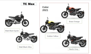 Электромотоцикл Super Soco TC MAX (spoke)