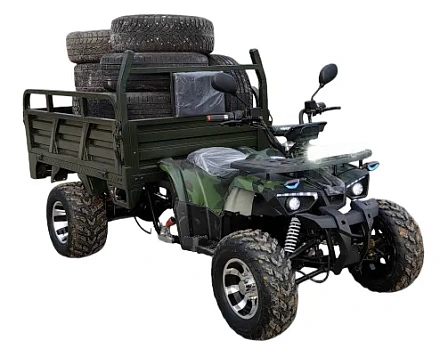 Квадроцикл грузовой Green Camel Сахара A015 (72V32Ah 1500W R10alum) пониженная