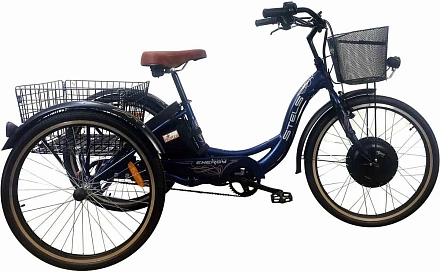 Электровелосипед трехколесный Horza Stels Energy с корзиной